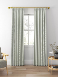 Clarke & Clarke Breton Made to Measure Curtains or Roman Blind, Sage - thumbnail 3