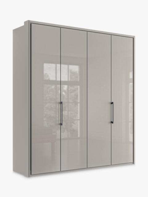 John Lewis Osaka 2m Bi-Fold Wardrobe with 4 Glass Doors - image 1