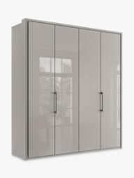 John Lewis Osaka 2m Bi-Fold Wardrobe with 4 Glass Doors - thumbnail 1