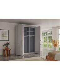 John Lewis Osaka 2m Bi-Fold Wardrobe with 4 Glass Doors - thumbnail 3