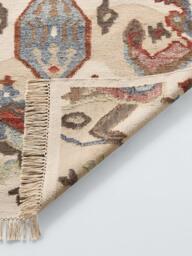 John Lewis Farah Ikat Wool Rich Rug, Natural/Multi - thumbnail 3