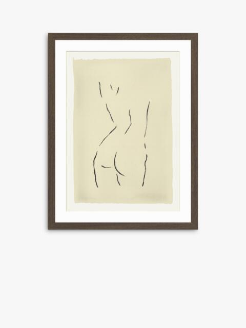 John Lewis Harlie Briggs 'Figurative' Framed Print & Mount, 42 x 32cm, Brown/Beige - image 1