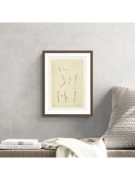 John Lewis Harlie Briggs 'Figurative' Framed Print & Mount, 42 x 32cm, Brown/Beige - thumbnail 2