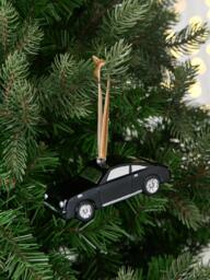 John Lewis The Connoisseur Luxury Car Bauble, Black - thumbnail 2