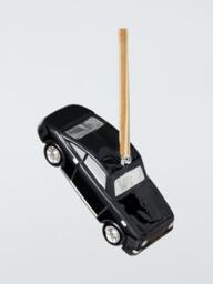 John Lewis The Connoisseur Luxury Car Bauble, Black - thumbnail 1