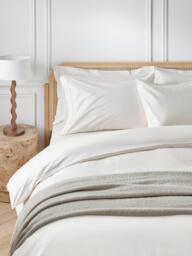 John Lewis Egyptian Cotton Percale Easy Care 400 Thread Count Bedding - thumbnail 2