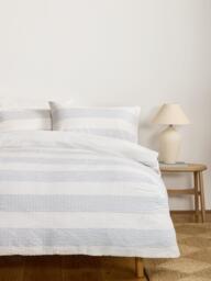 John Lewis Coastal Pure Cotton Seersucker Duvet Cover Set - thumbnail 6