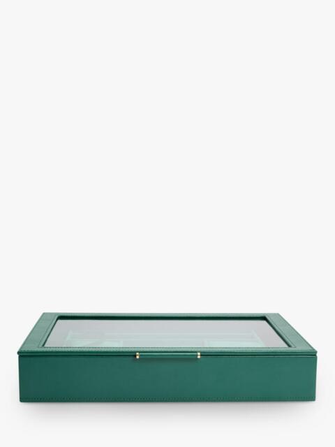 WOLF Sophia Leather Jewellery Box with Window