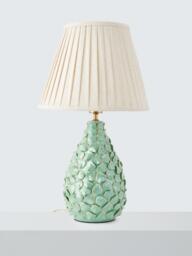 John Lewis Yesenia Ceramic Table Lamp, Green - thumbnail 2