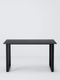 John Lewis Breton Sintered Stone Dining Table, Black - thumbnail 3