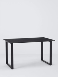 John Lewis Breton Sintered Stone Dining Table, Black - thumbnail 1