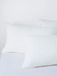 John Lewis Large Waffle Stripe Duvet Cover Set - thumbnail 3