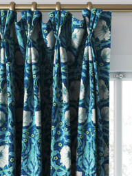 Morris & Co. Pimpernel Made to Measure Curtains or Roman Blind, Midnight/Opal - thumbnail 6