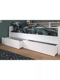 Kids Avenue Sleep Day Bed Frame with Drawers, European Single - thumbnail 1
