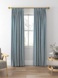 Clarke & Clarke Belgravia Made to Measure Curtains or Roman Blind, Denim/Linen - thumbnail 5