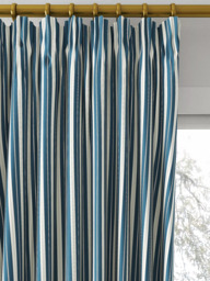 Clarke & Clarke Belgravia Made to Measure Curtains or Roman Blind, Denim/Linen - thumbnail 2