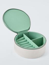 John Lewis x Anine Cecilie Iversen Embroidered Floral Jewellery Box, Multi - thumbnail 2