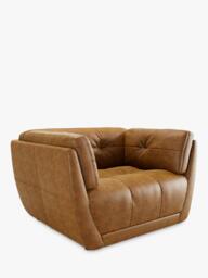 At The Helm Theo Leather Armchair
