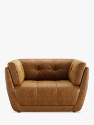 At The Helm Theo Leather Armchair - thumbnail 3
