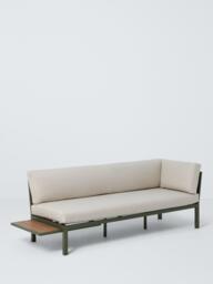 John Lewis Platform 8-Seater Corner Garden Dining/Lounge Set with Height-Adjustable Table, Green - thumbnail 4