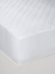 John Lewis Natural Cotton Quilted Mattress Protector - thumbnail 1