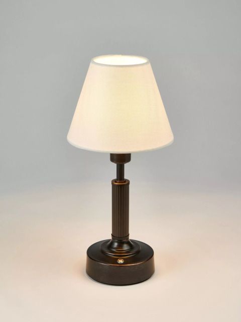 John Lewis Baily Rechargable Portable Table Lamp, Brass - image 1