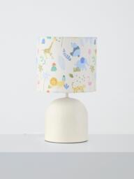 John Lewis Bold Safari Bedside Lamp, White Multi - thumbnail 3