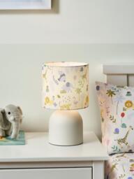 John Lewis Bold Safari Bedside Lamp, White Multi - thumbnail 2