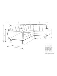 John Lewis Barbican RHF Chaise Leather Corner Sofa, Dark Leg - thumbnail 2
