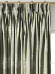 William Morris At Home Marigold Tree Embroidered Made to Measure Curtains or Roman Blind, Nettle - thumbnail 2