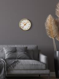 Mondaine Official Swiss Railways Wall Clock, Gold, 25cm - thumbnail 4