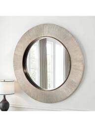 Yearn Aubry Textured Round Wall Mirror, 90cm