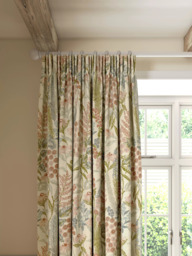 John Lewis Wildflower Weave Pair Lined Pencil Pleat Curtains, Multi