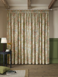 John Lewis Wildflower Weave Pair Lined Pencil Pleat Curtains, Multi - thumbnail 4