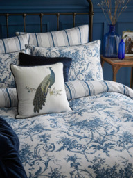 Laura Ashley Tuileries Reversible 200 Thread Count Duvet Cover Set - thumbnail 2