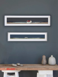 John Lewis Ron Lawson 'South Uist Blue Sky Framed Print & Mount, 24 x 108cm - thumbnail 2