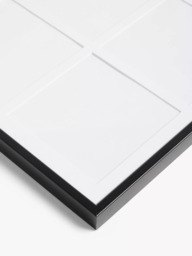 "John Lewis Multi-aperture Aluminium Photo Frame, 20 Photo, 4 x 4"" (10 x 10cm), Black" - thumbnail 2