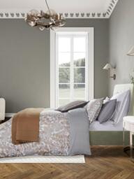 Bedeck of Belfast Zenda Duvet Cover Set, Charcoal Tan - thumbnail 1