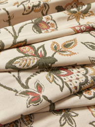 John Lewis Cordelia Floral Weave Pair Lined Pencil Pleat Curtains - thumbnail 6