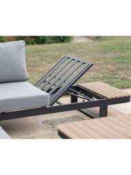 Bramblecrest Brooklyn 10-Seater L-Shape Rectangular Garden Sofa Set, Anthracite - thumbnail 4