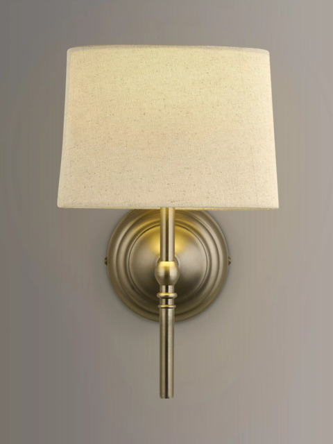 John Lewis Isabel Wall Light, 1 Light, Pewter - image 1