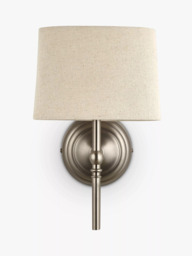 John Lewis Isabel Wall Light, 1 Light, Pewter - thumbnail 4