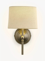John Lewis Isabel Wall Light, 1 Light, Pewter - thumbnail 3