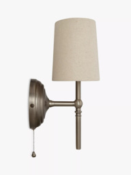 John Lewis Isabel Wall Light, 1 Light, Pewter - thumbnail 5