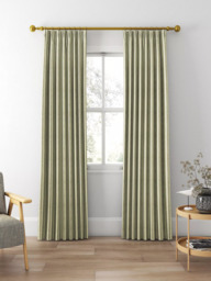 Clarke & Clarke Sackville Stripe Made to Measure Curtains or Roman Blind Heather/Linen - thumbnail 3