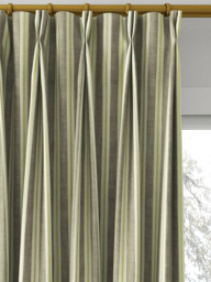 Clarke & Clarke Sackville Stripe Made to Measure Curtains or Roman Blind Heather/Linen - thumbnail 4