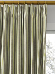 Clarke & Clarke Sackville Stripe Made to Measure Curtains or Roman Blind Heather/Linen - thumbnail 2
