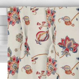 John Lewis Zephora Made to Measure Curtains or Roman Blind, Red - thumbnail 5