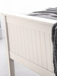 Julian Bowen Maine Bed Frame, Double, White - thumbnail 4