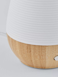 Beurer LA 40 Aroma Electric Diffuser LED Table Lamp, White/Wood - thumbnail 4